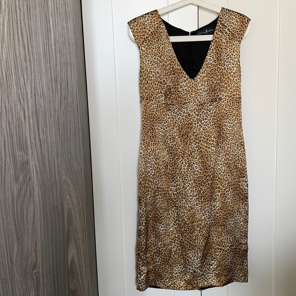 Guess by Marciano Leopard 🐆 Print Silk Dress 🔥